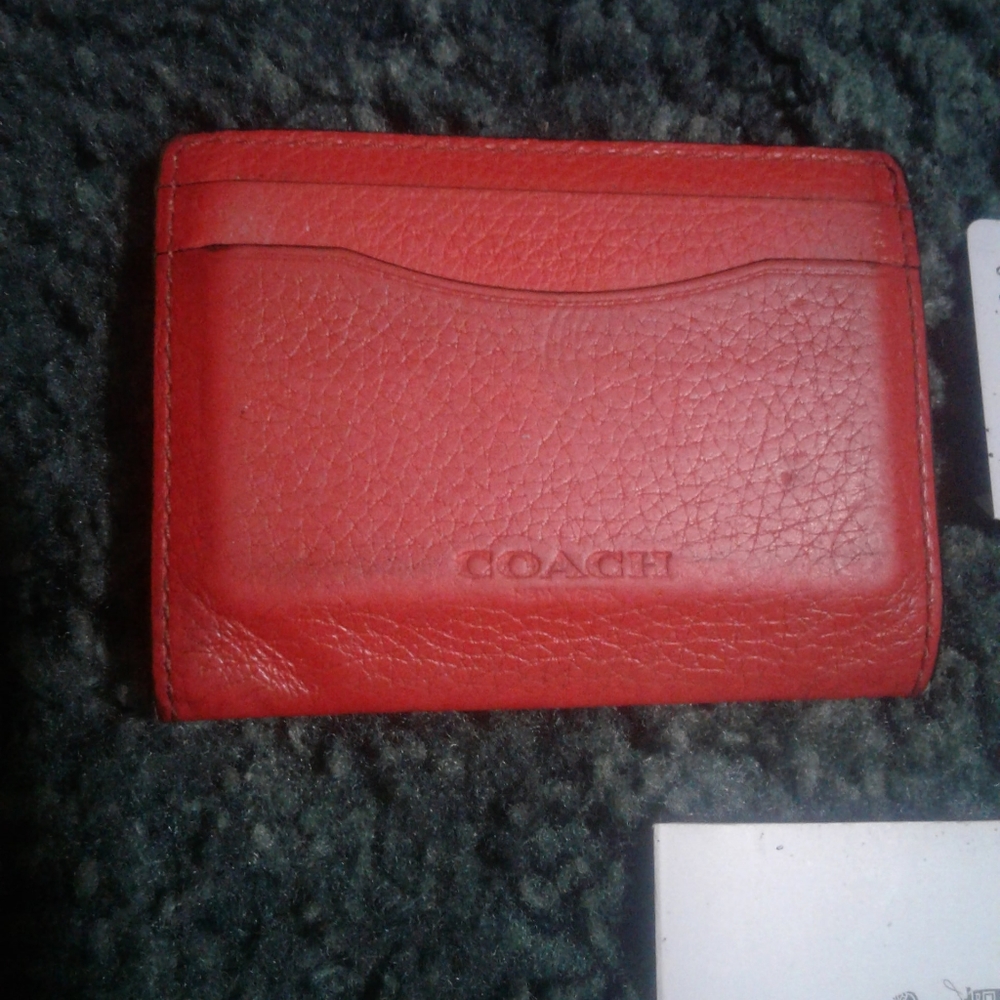 Coach men's billfold wallet